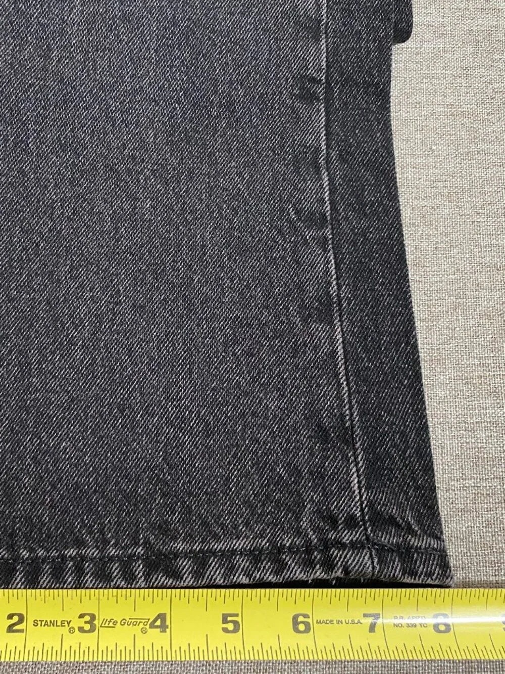 Levi's Premium 555 Relaxed Straight Denim Jeans Men's 30 x 30 Mid Rise Black NWT